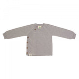 Baby Pullover - Knitted Kimono GOTS, Garden Explorer Grey - Lässig