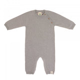 Strampler - Knitted Overall GOTS, Garden Explorer Grey - Lässig