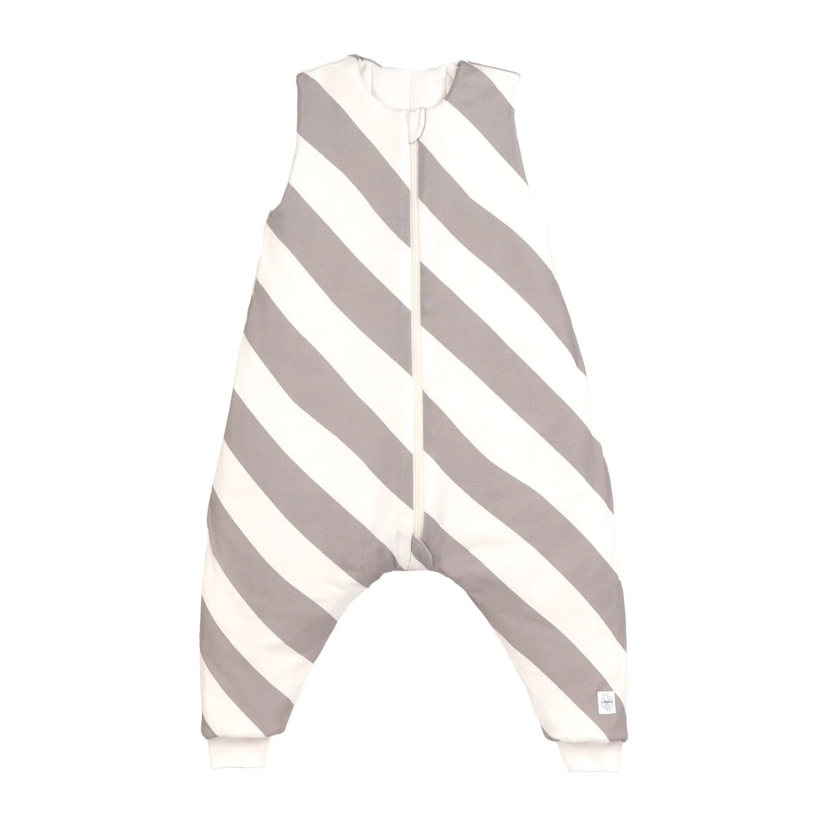 Kinder Schlafoverall 2,5 TOG - Striped, Nature Taupe - Lässig
