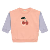 Kinder Pullover - Bio Baumwolle, Little Gang, Kirsche Rosa - Lässig