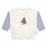 Kinder Pullover - Bio Baumwolle, Little Gang, Birne Weiß - Lässig