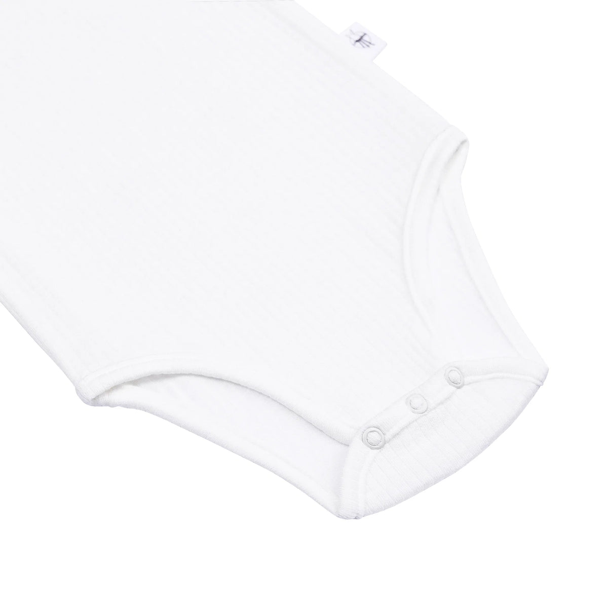 Baby Body Langarm - gerippt, milky- Lässig
