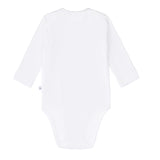 Baby Body Langarm - gerippt, milky- Lässig