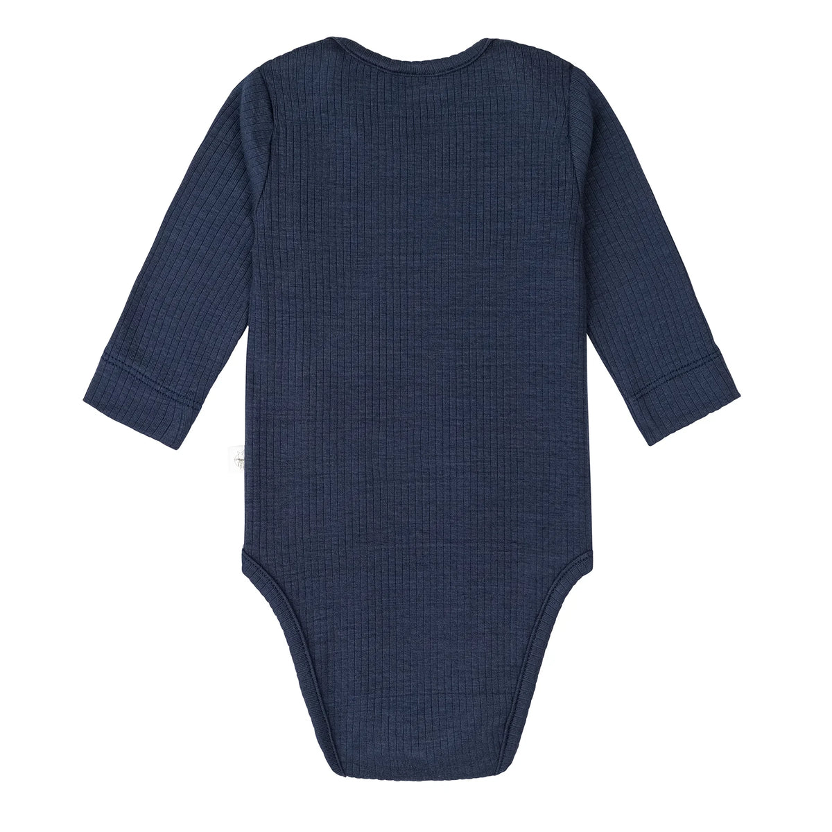 Baby Body Langarm - gerippt, navy - Lässig