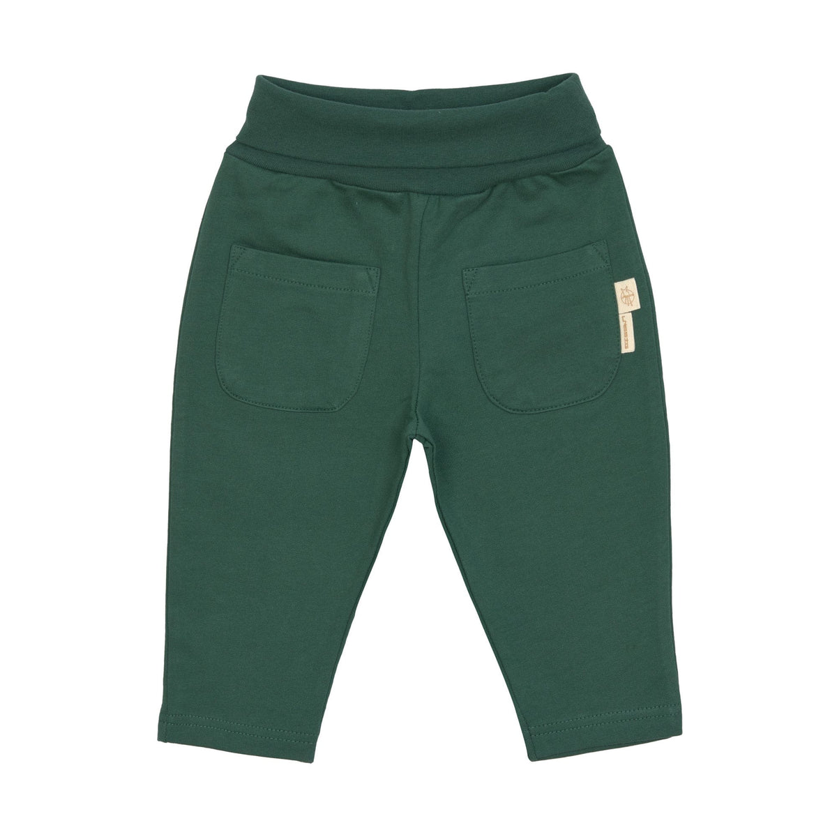 Jogginghose Kinder - Bio Baumwolle, Little Gang, dunkelgrün - Lässig