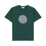 Kinder T-Shirt - Bio Baumwolle, Little Gang, Smile Dunkelgrün - Lässig