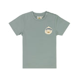 Kinder T-Shirt - Bio Baumwolle, Ente Granit Grün - Lässig
