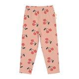 Leggings Kinder - Bio Baumwolle, Little Gang, Kirsche Rosa - Lässig