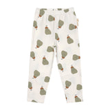 Leggings Kinder - Bio Baumwolle, Little Gang, Birne weiß - Lässig