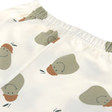 Leggings Kinder - Bio Baumwolle, Little Gang, Birne weiß - Lässig
