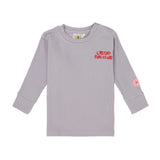 Kinder Langarm Shirt gerippt - pastell lila - Lässig