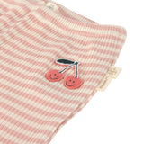 Leggings Kinder - Gerippt, Little Gang, Kirsche Rosa - Lässig