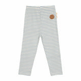 Leggings Kinder - Gerippt, Little Gang, Smile Hellblau - Lässig
