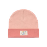 Beanie Mütze Kinder - Bio Baumwolle, Little Gang, rosa rot - Lässig