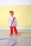Kinder Pullover - Bio Baumwolle, pastell lila - Lässig