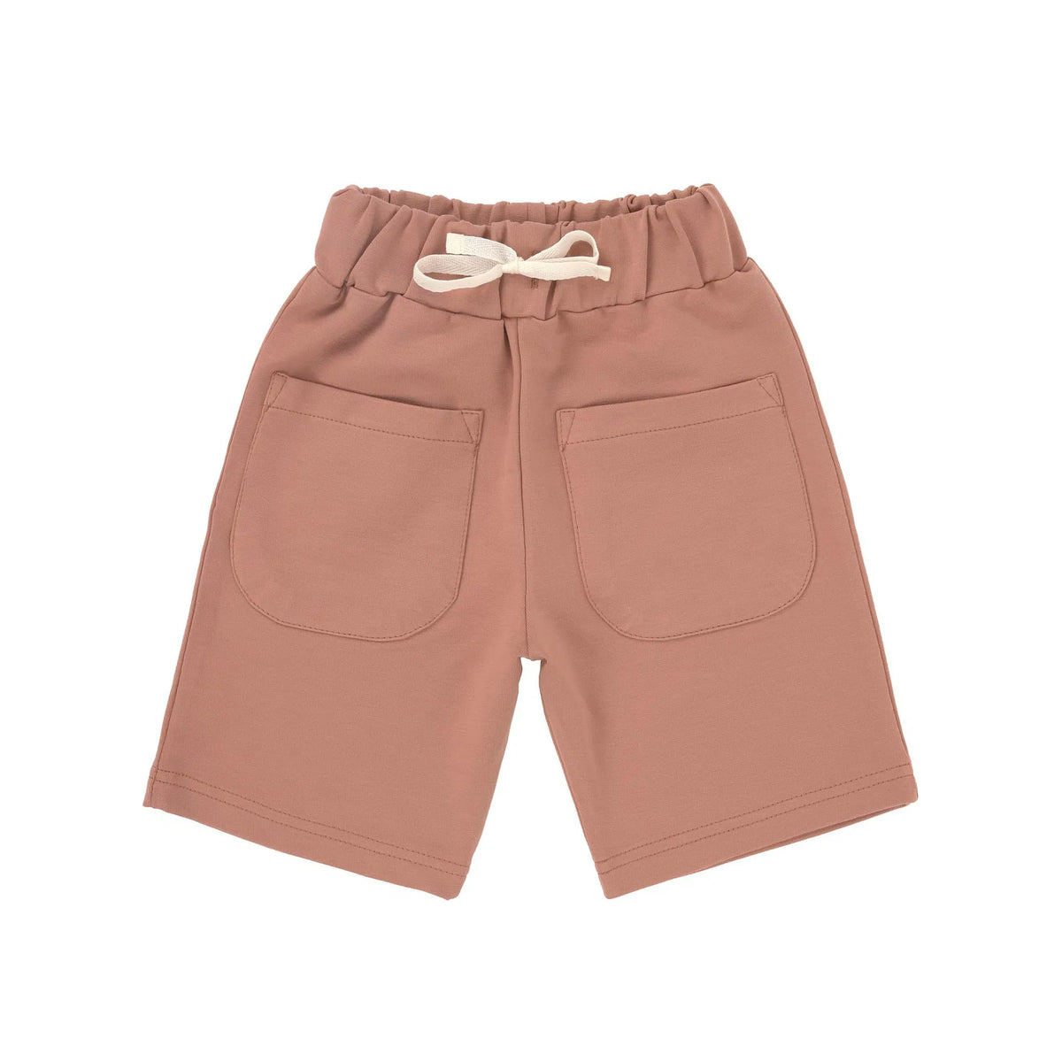 Sweatshorts Kinder - Bio Baumwolle, Braun - Lässig