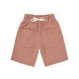 Sweatshorts Kinder - Bio Baumwolle, Braun - Lässig