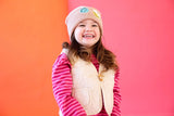 Beanie Mütze Kinder - Bio-Baumwolle SmileyWorld®, Rosa - Lässig