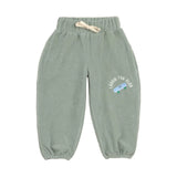 Kinder Hose Cord - Bio Baumwolle, Skateboard Granit Grün - Lässig