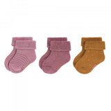 Babysocken (3er-Pack) - Newborn Socks, Rosewood - Lässig