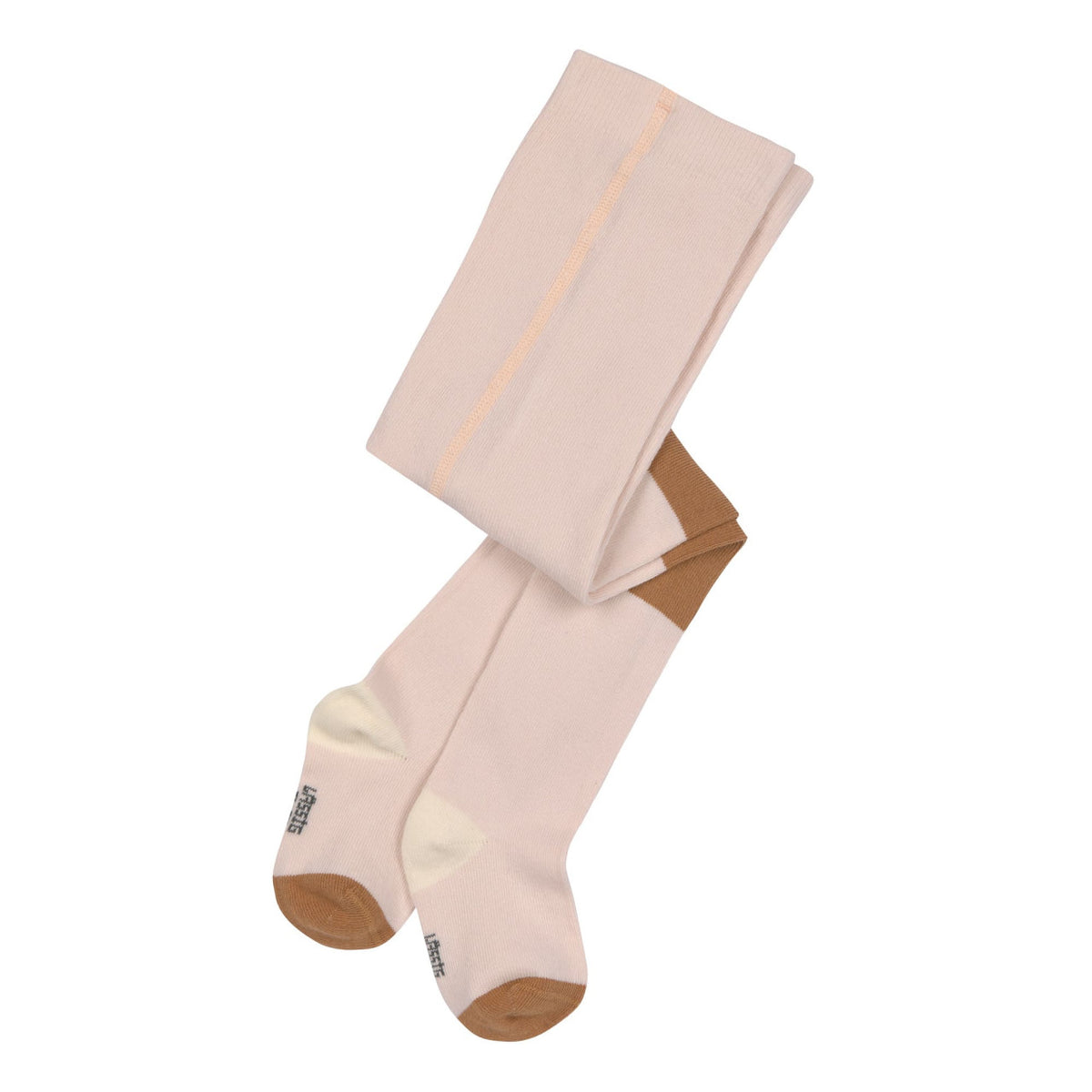 Strumpfhose GOTS - Tights, Block Streifen Rosa Karamell - Lässig