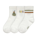 Tennissocken Kinder 3er-Set - Little Gang, Birne - Lässig