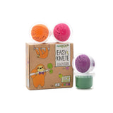 Easy-Knete 4er Set „Loki“ - Neogrün