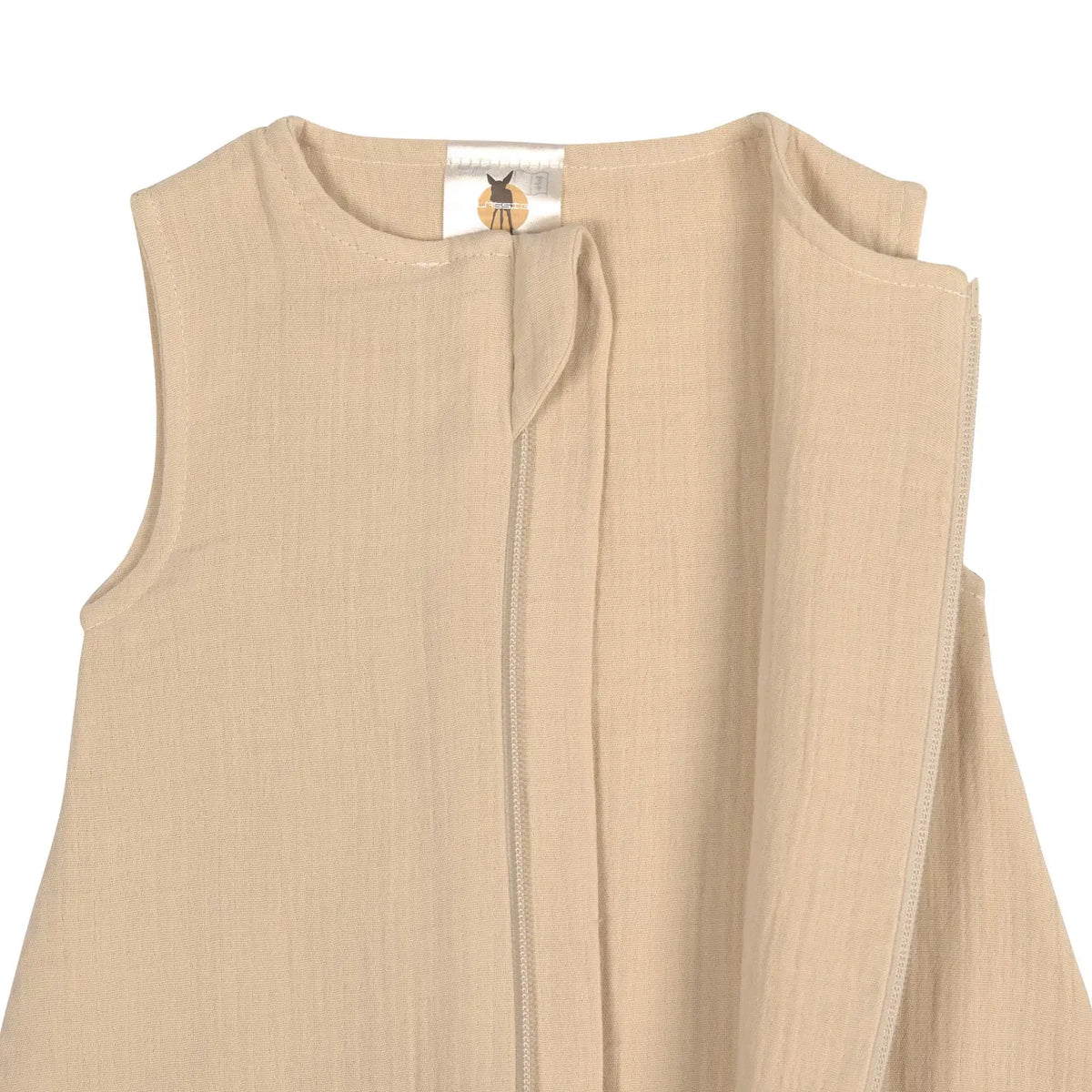 Musselin Schlafsack (Sommer, Tog 1) - Bio Baumwolle, nature, beige - Lässig