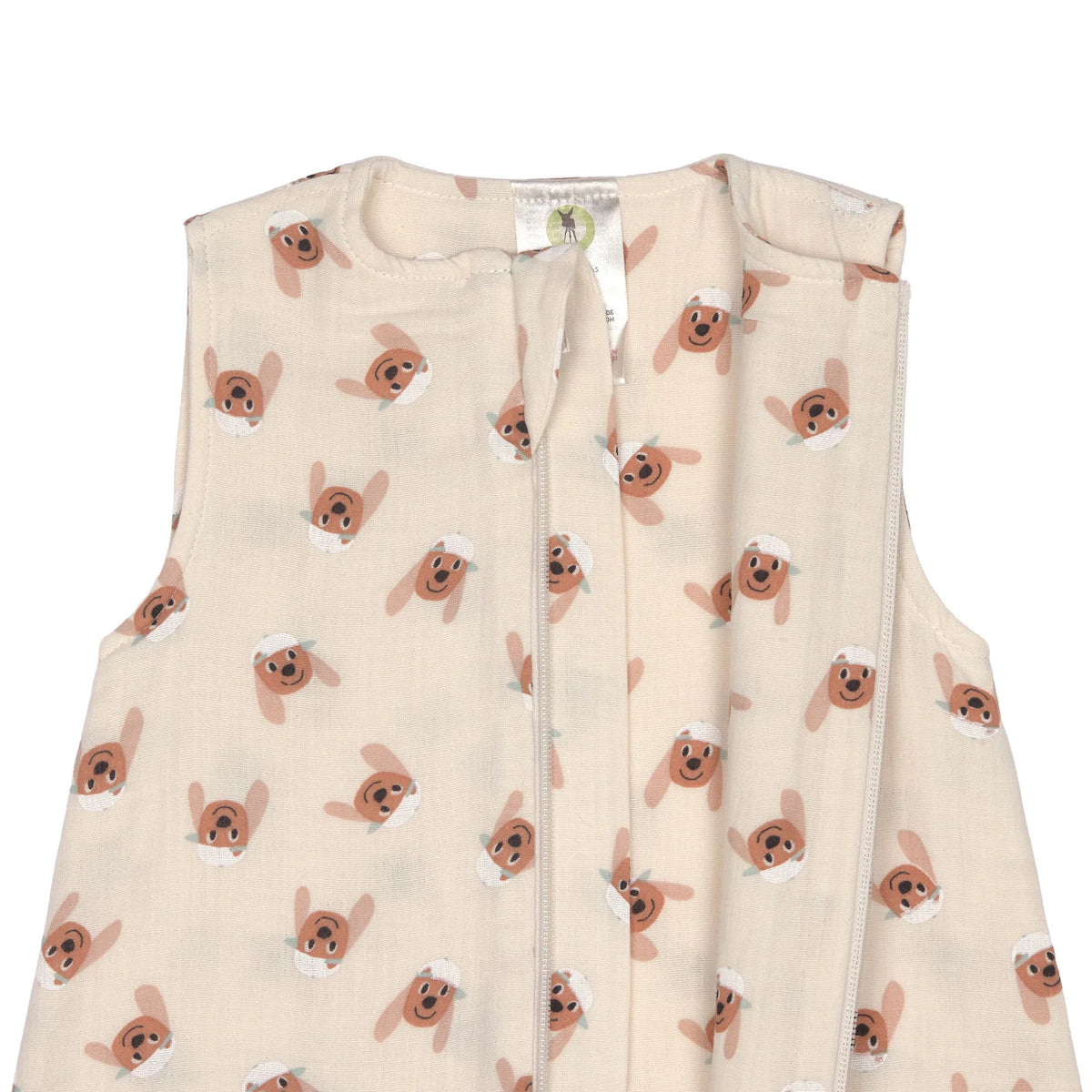 Baby Sommerschlafsack 1 Tog - Bio Baumwolle, Hund - Lässig