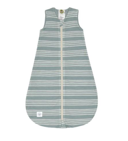 Schlafsack mit TENCEL™ Lyocell Striped - granit green