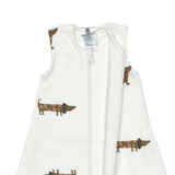 Kinder Schlafoverall 1 TOG - Bio Baumwolle, Beige - Lässig