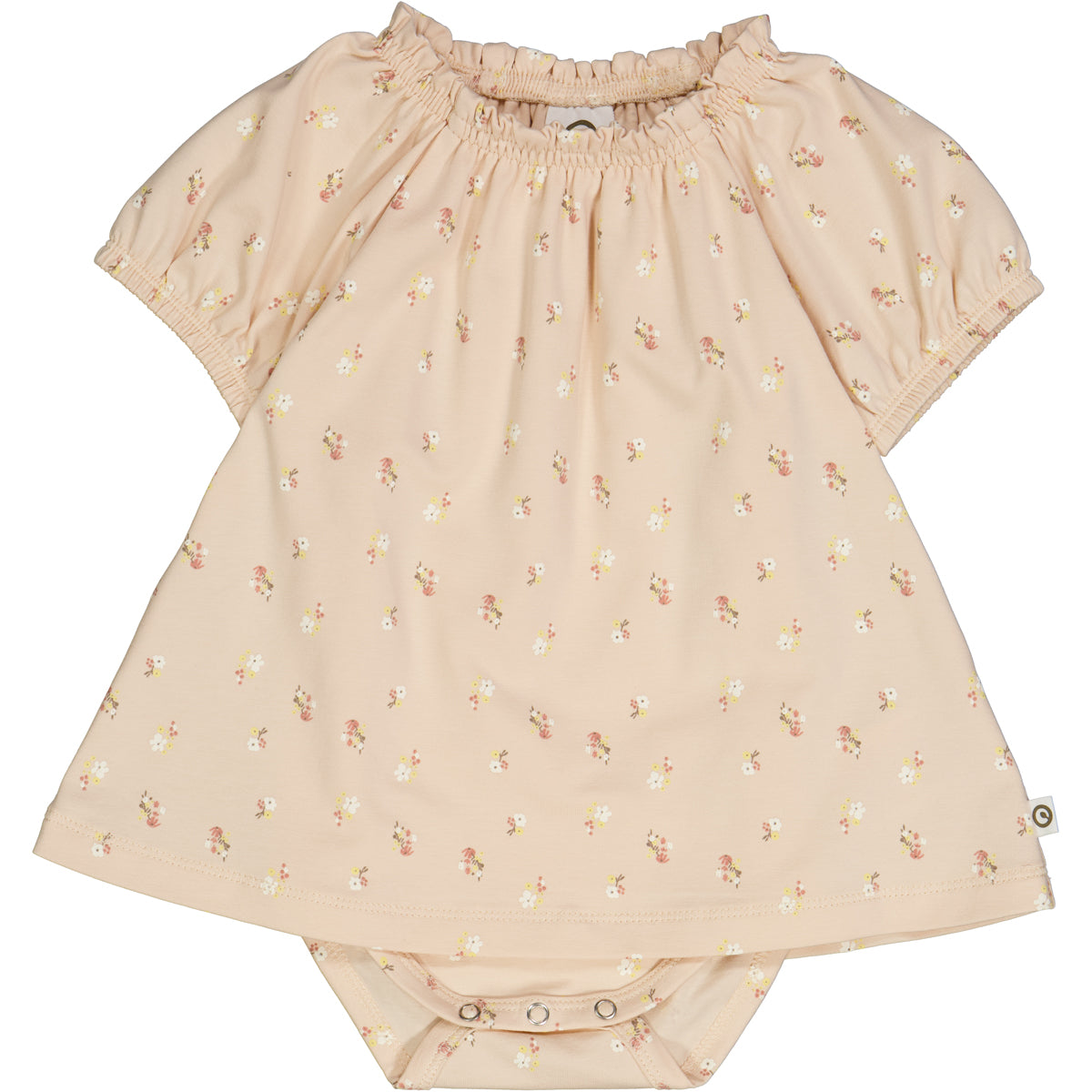 Bodyshirt mit Rüschen balsam rose gemustert - Müsli by Green Cotton