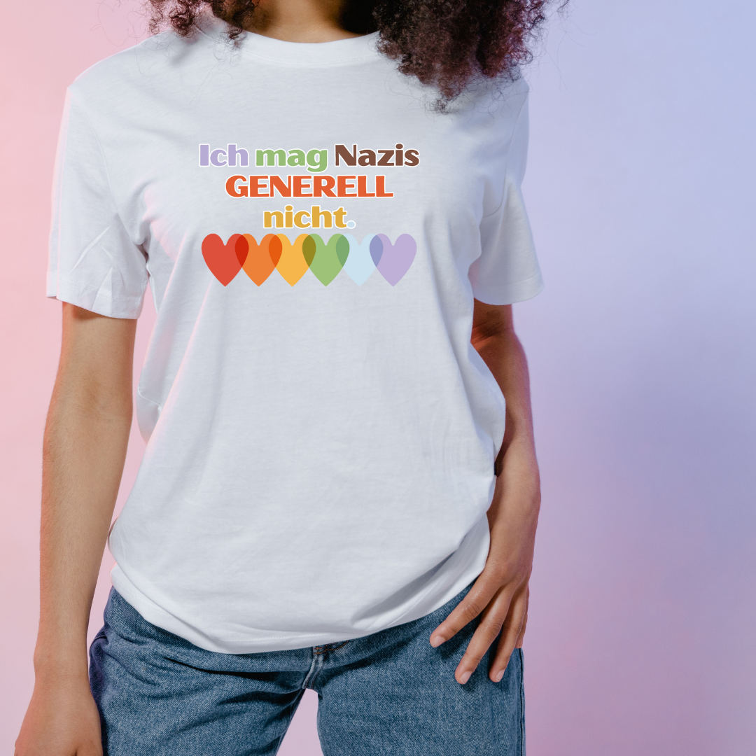 T-Shirt "Ich mag N*Z*S generell nicht"  - in Kooperation mit seiten.verkehrt