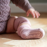 Antirutsch-Socken "Terry cotton soft pink" - GoBabyGo