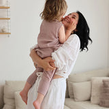 Leinen Schlafsack mit Füßen 0.5 TOG Essential Berry versch. Längen - emma & noah