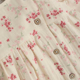 Kleid SS Floral eggnog - En Fant