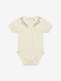 Body SS bestickt eggnog - En Fant