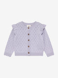 Strick-Cardigan purple heather - En Fant