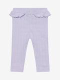 Leggings Pointelle purple heather - En Fant