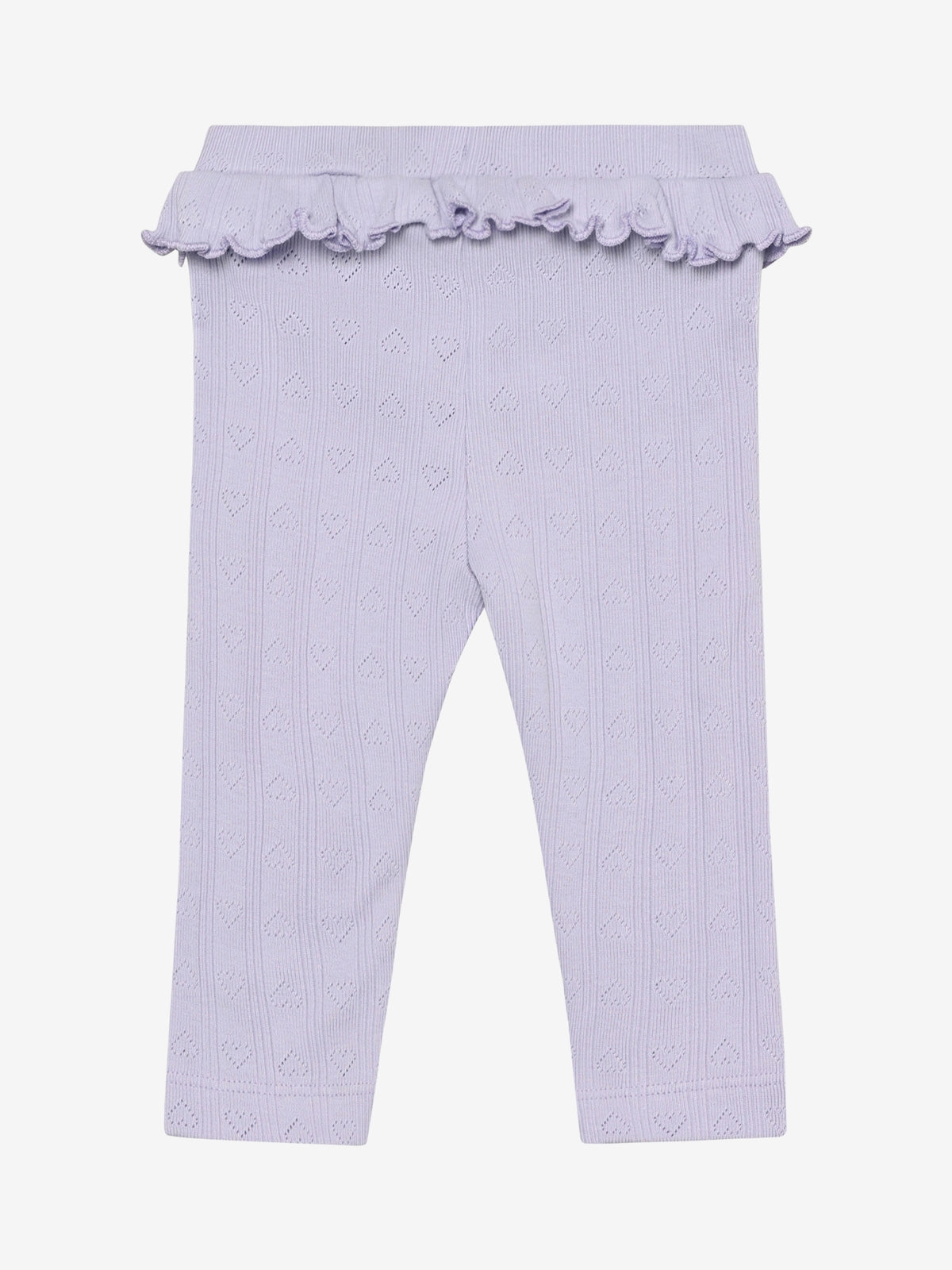 Leggings Pointelle purple heather - En Fant