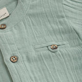 Musselinhemd LS jadeite - En Fant