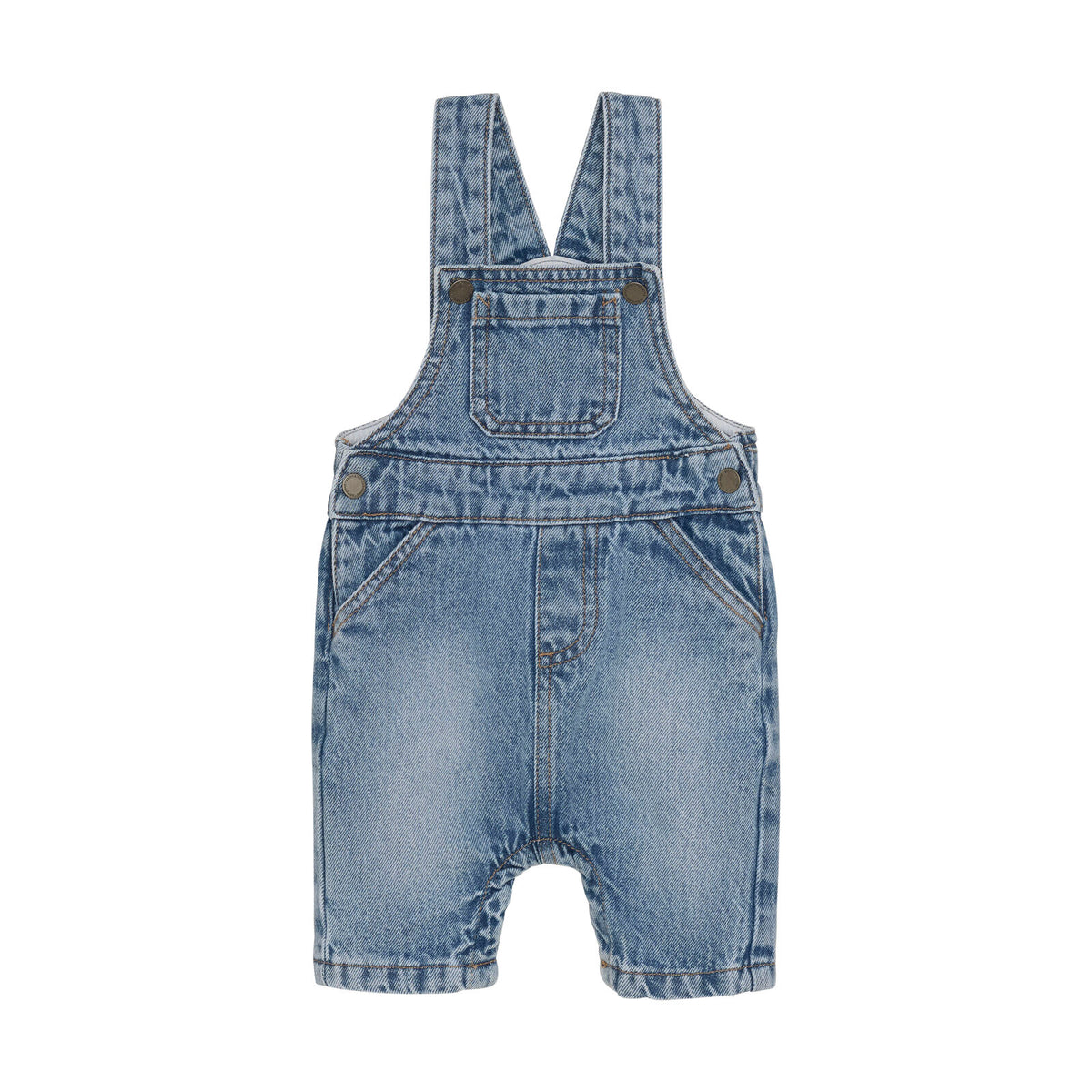 Jeans Latzhose light denim blue - En Fant
