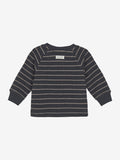 Sweatshirt LS Stripe ebony - En Fant