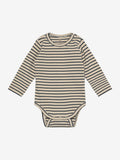 Body LS Rib gestreift medieval blue - En Fant
