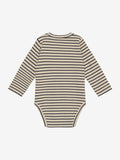Body LS Rib gestreift medieval blue - En Fant