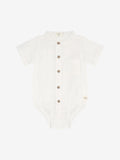 Hemd-Body SS egret - En Fant