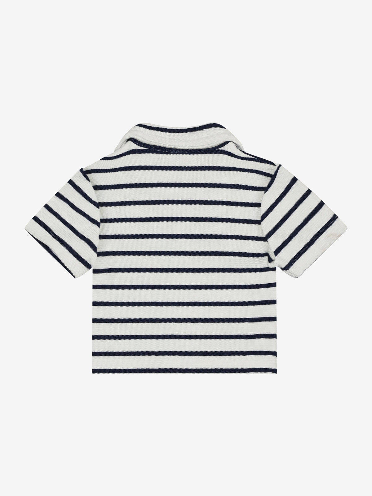 Kurzarm Hemd gestreift medieval blue - En Fant