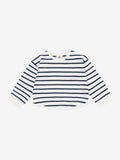 Sweatshirt gestreift medieval blue - En Fant