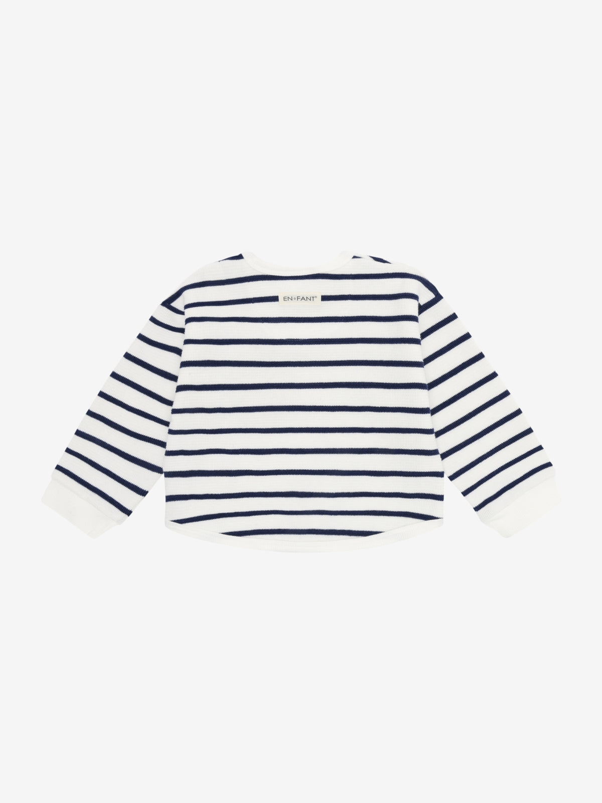 Sweatshirt gestreift medieval blue - En Fant