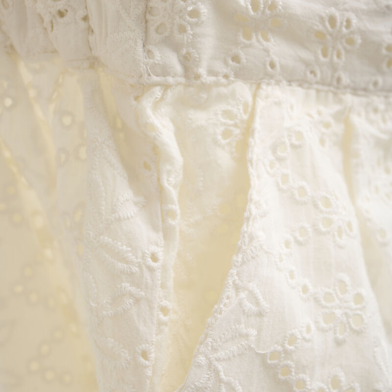 Shorts Broderie Anglaise eggnog - En Fant